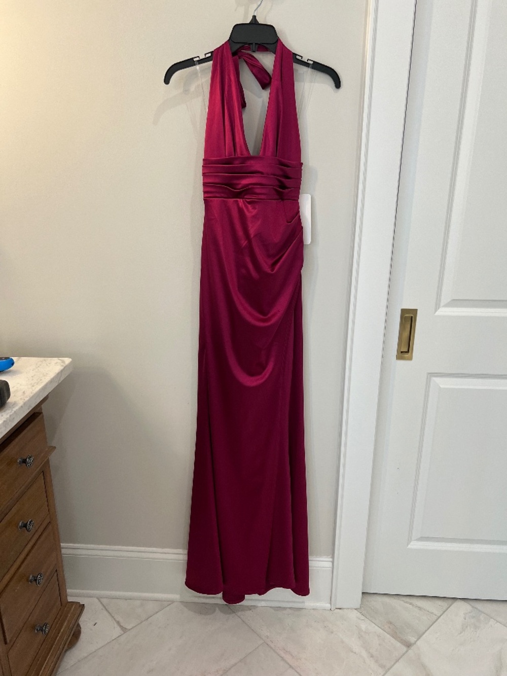 Honey and Rosie formal dress Raspberry